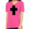 Missy's Relaxed Jersey Short-Sleeve V-Neck T-Shirt Thumbnail