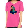 Missy's Relaxed Jersey Short-Sleeve V-Neck T-Shirt Thumbnail