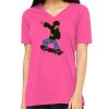 Missy's Relaxed Jersey Short-Sleeve V-Neck T-Shirt Thumbnail