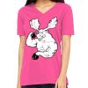 Missy's Relaxed Jersey Short-Sleeve V-Neck T-Shirt Thumbnail