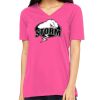 Missy's Relaxed Jersey Short-Sleeve V-Neck T-Shirt Thumbnail