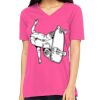 Missy's Relaxed Jersey Short-Sleeve V-Neck T-Shirt Thumbnail