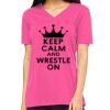 Missy's Relaxed Jersey Short-Sleeve V-Neck T-Shirt Thumbnail