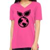 Missy's Relaxed Jersey Short-Sleeve V-Neck T-Shirt Thumbnail